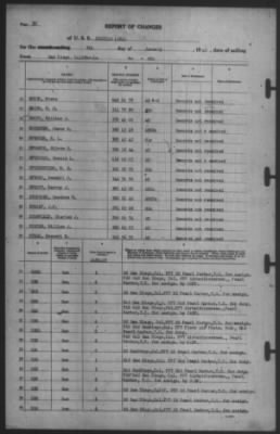 Thumbnail for Report of Changes > 7-Jan-1942