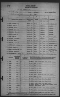 Thumbnail for Report of Changes > 5-Feb-1942