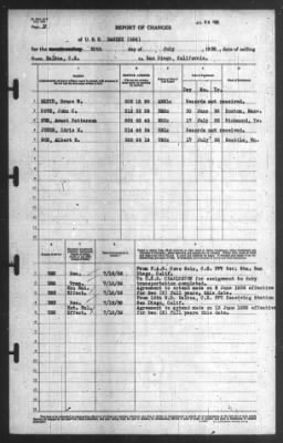 Thumbnail for Report of Changes > 20-Jul-1939