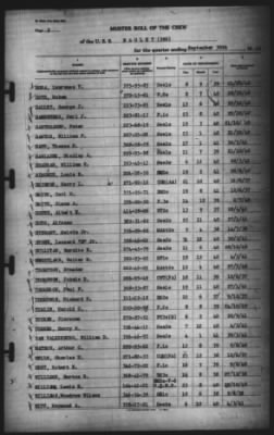 Muster Rolls > 30-Sep-1941