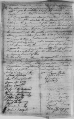 Thumbnail for Petitions Address to Congress, 1775-89 > O - R (Vol 6)