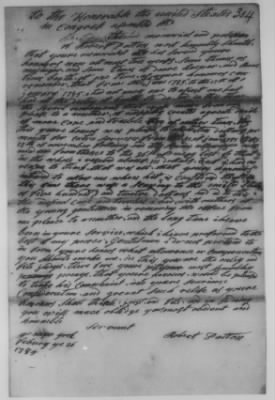 Thumbnail for Petitions Address to Congress, 1775-89 > O - R (Vol 6)