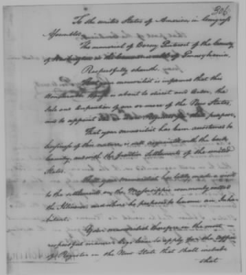 Petitions Address to Congress, 1775-89 > O - R (Vol 6)