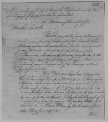 Thumbnail for Petitions Address to Congress, 1775-89 > O - R (Vol 6)