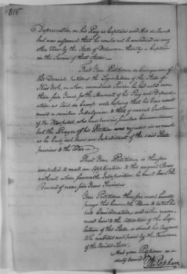 Petitions Address to Congress, 1775-89 > O - R (Vol 6)