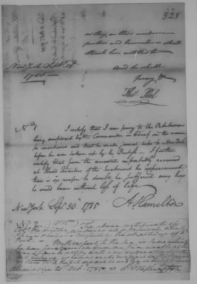 Thumbnail for Petitions Address to Congress, 1775-89 > O - R (Vol 6)