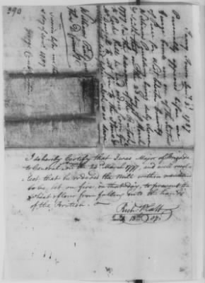 Petitions Address to Congress, 1775-89 > O - R (Vol 6)