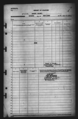 Thumbnail for Report of Changes > 7-Sep-1945