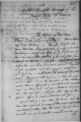 Petitions Address to Congress, 1775-89 > O - R (Vol 6)