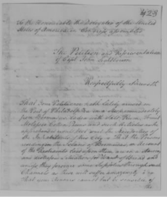 Petitions Address to Congress, 1775-89 > O - R (Vol 6)