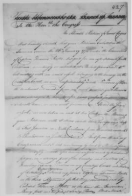 Petitions Address to Congress, 1775-89 > O - R (Vol 6)