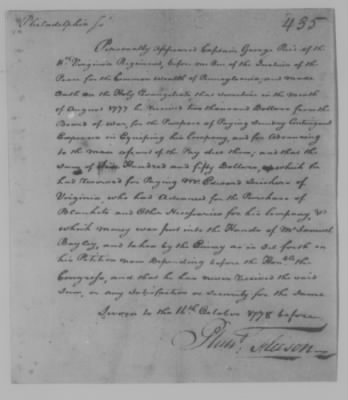 Petitions Address to Congress, 1775-89 > O - R (Vol 6)