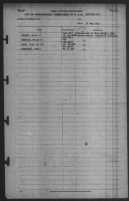 Report of Changes > 31-May-1945