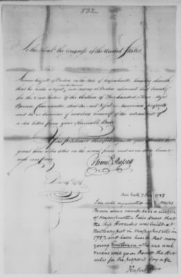 Thumbnail for Petitions Address to Congress, 1775-89 > O - R (Vol 6)