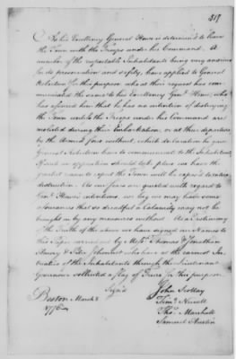 Ltrs from Gen George Washington > Vol 1: Jun 16, 1775-May 20, 1776 (Vol 1)