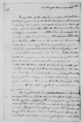 Thumbnail for Ltrs from Gen George Washington > Vol 1: Jun 16, 1775-May 20, 1776 (Vol 1)