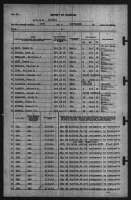 Thumbnail for Report of Changes > 23-Sep-1940