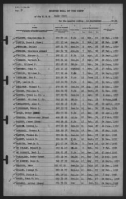 Muster Rolls > 30-Sep-1939