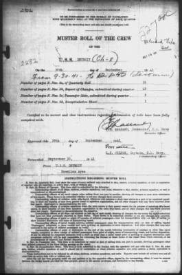 Muster Rolls > 30-Sep-1941