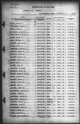 Muster Rolls > 30-Sep-1941