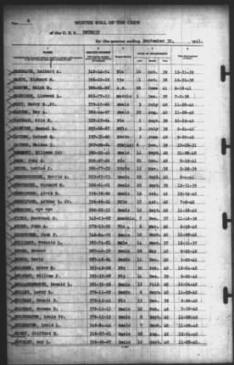 Muster Rolls > 30-Sep-1941