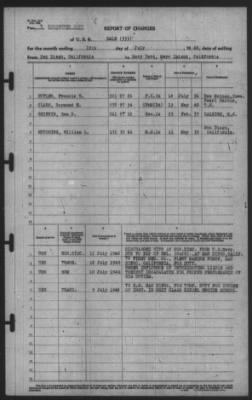 Report of Changes > 13-Jul-1940