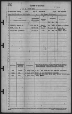 Report of Changes > 23-Sep-1940