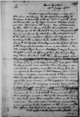 Thumbnail for Ltrs from Gen George Washington > Vol 9: Jul 13, 1780-Feb 17, 1781 (Vol 9)