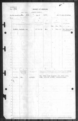 Thumbnail for Report of Changes > 30-Apr-1942