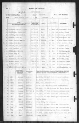 Thumbnail for Report of Changes > 23-Oct-1942