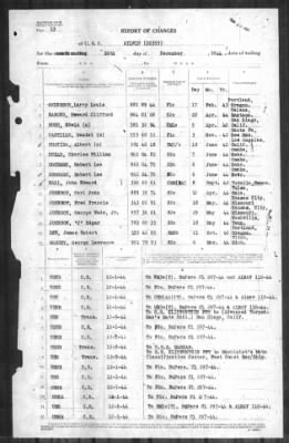 Report of Changes > 10-Dec-1944