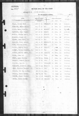 Muster Rolls > 1-Jul-1945