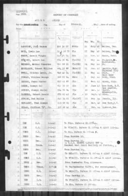 Report of Changes > 7-Feb-1945