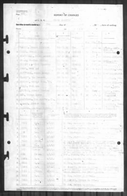 Thumbnail for Report of Changes > 7-Apr-1945