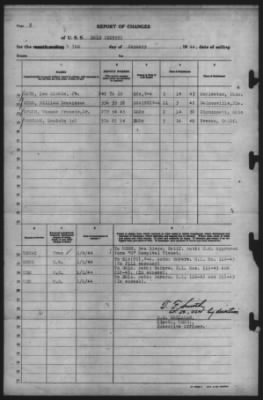 Thumbnail for Report of Changes > 7-Jan-1944