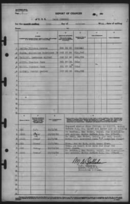 Thumbnail for Report of Changes > 10-Oct-1944