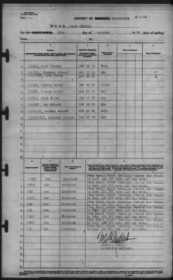 Thumbnail for Report of Changes > 20-Oct-1944