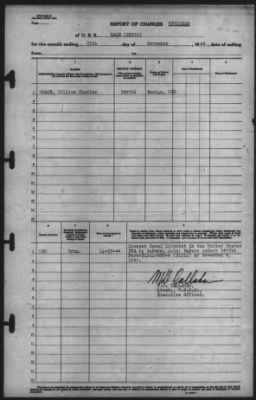 Thumbnail for Report of Changes > 25-Nov-1944