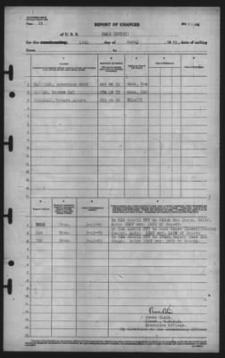 Thumbnail for Report of Changes > 13-Mar-1945