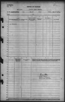 Thumbnail for Report of Changes > 9-Jul-1945