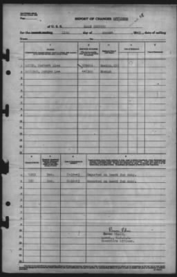 Thumbnail for Report of Changes > 11-Aug-1945