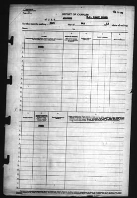 Report of Changes > 31-May-1943