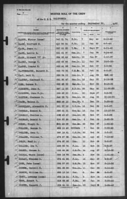 Muster Rolls > 30-Sep-1940