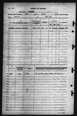 Thumbnail for Report of Changes > 13-Mar-1944