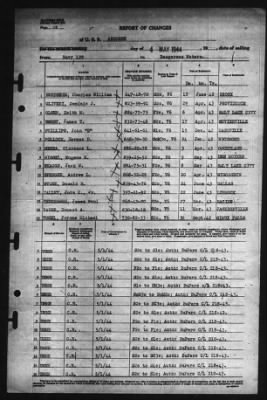 Report of Changes > 4-May-1944