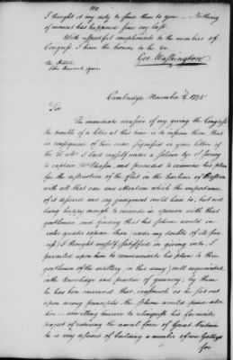 Thumbnail for Ltrs from George Washington > Vol 1: Transcripts 1775-6 (Vol 1)