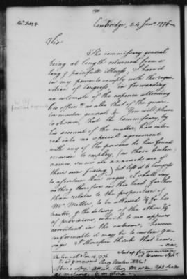 Thumbnail for Ltrs from George Washington > Vol 1: Transcripts 1775-6 (Vol 1)