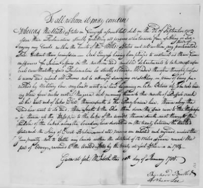 Records Relating to Indian Affairs, 1765-89 > ␀