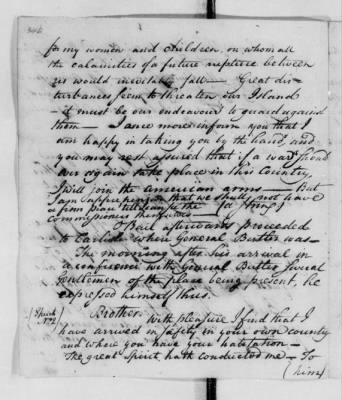 Records Relating to Indian Affairs, 1765-89 > ␀