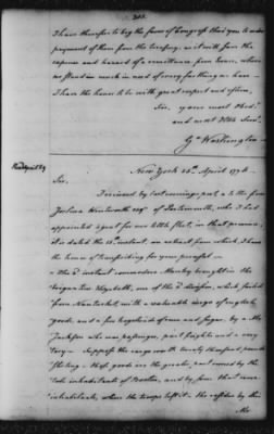 Thumbnail for Ltrs from George Washington > Vol 1: Transcripts 1775-6 (Vol 1)